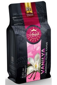 Anisah Coffee Vanilya Aromalı Öğütülmüş Filtre Kahve 250 gr