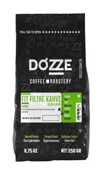 Dozze Kağıt Filtre Sade Arabica-Robusta Öğütülmüş Filtre Kahve 250 gr