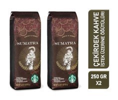 Starbucks Topraksı Aromalı Sumatra Arabica Çekirdek Filtre Kahve 2x250 gr