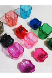 Mikro Manuel Plastik Kalemtıraş Yeşil 6 Adet