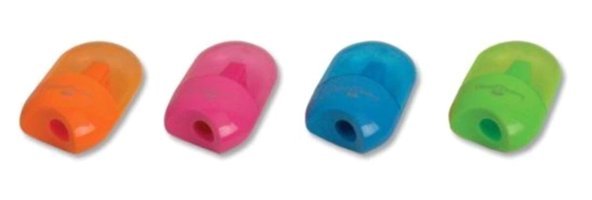 Faber-Castell Mini Apple Manuel Plastik Kalemtıraş Beyaz