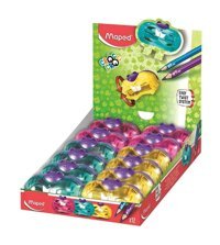 Maped Croc Croc Twist Manuel Plastik Kalemtıraş Kırmızı 12 Adet