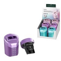 Faber-Castell Roll-On Sparkle Manuel Plastik Kalemtıraş Pembe