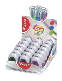 Maped Tonik Manuel Metal-Plastik Kalemtıraş 18 Adet