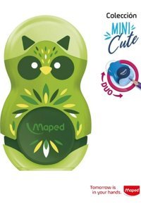 Maped Mini Cute Manuel Plastik Kalemtıraş + Silgi