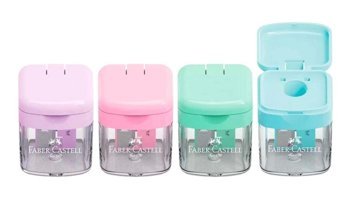 Faber-Castell Mini Box Manuel Plastik Kalemtıraş Siyah