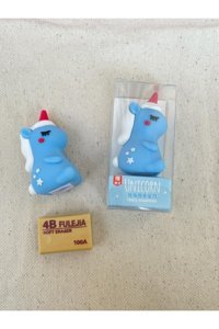 Planet Butik Unicorn Silgili Manuel Plastik Kalemtıraş Mor