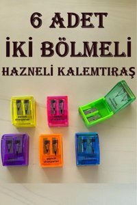 Güzelyüz Avm Manuel Plastik Kalemtıraş Gri 6 Adet