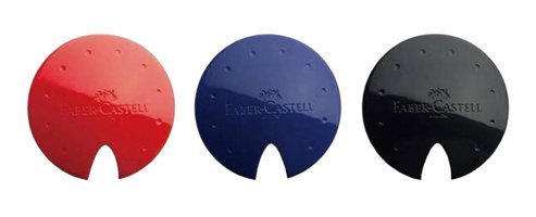 Faber-Castell Ufo Manuel Plastik Kalemtıraş Pembe 3 Adet