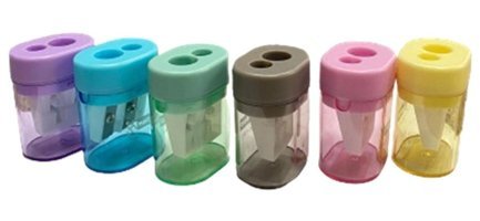 Mikro MK-1011 Manuel Plastik Kalemtıraş Kırmızı 36 Adet