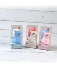 Kids Like Unicorn Manuel Plastik Kalemtıraş Bej + Silgi