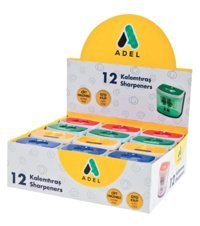 Adel 685 Manuel Plastik Kalemtıraş 12 Adet