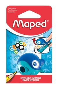 Maped 018112 Croc Croc Easy Manuel Plastik Kalemtıraş Beyaz