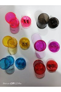 Mikro Kapaklı Manuel Plastik Kalemtıraş Mavi 2 Adet