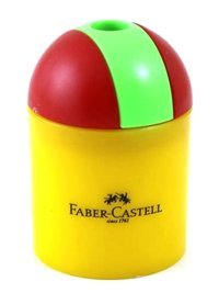 Faber-Castell 51404000 Manuel Plastik Kalemtıraş Pembe