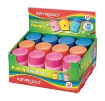 Keyroad KR-971298 Pumpy Manuel Plastik Kalemtıraş Sarı
