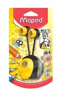 Maped 017811 Croc Croc Manuel Plastik Kalemtıraş Siyah