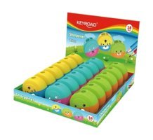 Keyroad KR-971839 Manuel Plastik Kalemtıraş Sarı 18 Adet