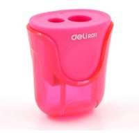 Deli R-01100 Manuel Plastik Kalemtıraş Kırmızı