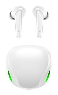 Hepu Hp627 5.1 Işıklı Silikonlu Kablosuz Kulak İçi Bluetooth Kulaklık Beyaz