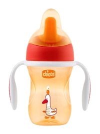 Chicco Kulplu 6 Ay+ 200 ml Alıştırma Bardağı Turuncu