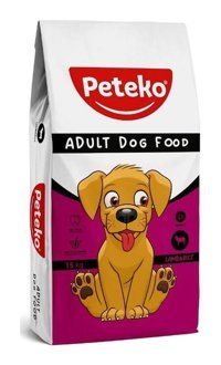 Peteko Kuzu Etli Tüm Irklar Yetişkin Köpek Maması 15 kg