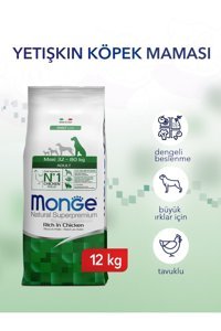 Monge Daily Line Tavuk Büyük Irk Yetişkin Köpek Maması 12 kg