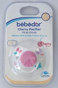 Bebedor 102 6-18 Ay Delikli Kiraz Uçlu Silikon Emzik Pembe