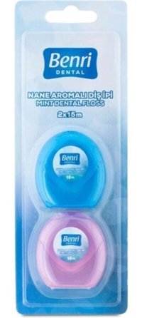 Benri Nane Aromalı 15 m 2 Adet Diş İpi