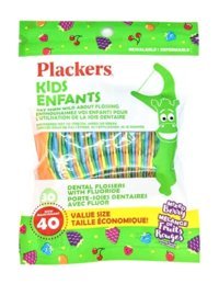 Plackers Kids Aromasız 40 Adet Diş İpi