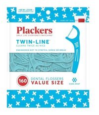 Plackers Twin Line Nane Aromalı 160 Adet Diş İpi