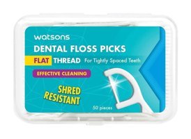 Watsons Flat Thread Aromasız 50x2 Adet Diş İpi