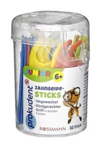 Prokudent Junior Aromasız Kürdanlı 32 Adet Diş İpi