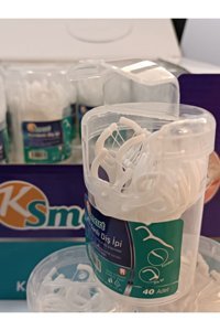 Ksmart Aromasız Kürdanlı 40 Adet Diş İpi