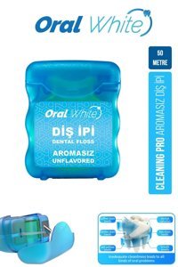 Oral White Cleaning Pro Aromasız 50 m Diş İpi