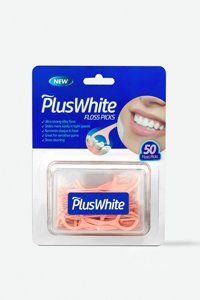 Plus White Floss Picks Aromasız Kürdanlı 50 Adet Diş İpi
