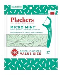 Plackers Micro Nane Aromalı Kürdanlı 160 Adet Diş İpi