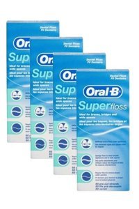 Oral-B Süper Aromasız Kürdanlı 50x4 Adet Diş İpi