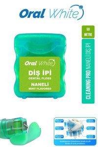 Oral White Cleaning Pro Nane Aromalı 50 m Diş İpi