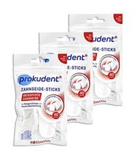 Prokudent Aromasız Kürdanlı Mumlu 40x3 Adet Diş İpi