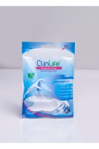 Clinlife Nane Aromalı Kürdanlı 50 Adet Diş İpi