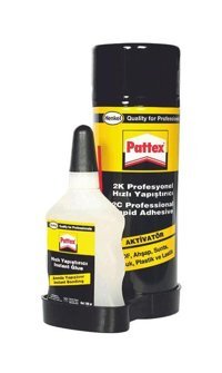 Pattex 2K Kokusuz 400 ml+100 ml Tekli Sıvı-Sprey Hızlı Yapıştırıcı