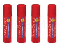 Faber Castell Kokusuz 10 gr 4'lü Jel Hızlı Yapıştırıcı