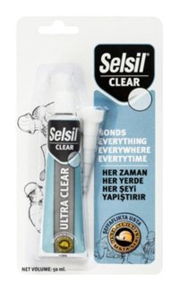 Selsil Ultra Clear Kokusuz 50 ml Tekli Sıvı-Sprey Hızlı Yapıştırıcı