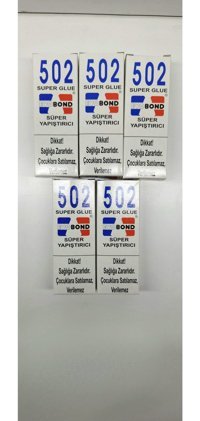 Evobond 502 Kokusuz 20 gr 5'li Sıvı Hızlı Yapıştırıcı