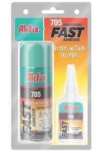 Akfix Kokusuz 100ml Tekli Sıvı-Sprey Hızlı Yapıştırıcı