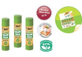 Bic Eco Kokusuz 8 gr 3'lü Jel Hızlı Yapıştırıcı