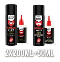 Selsil Ninja Kokusuz 200 ml+50 ml 2'li Sıvı-Sprey Hızlı Yapıştırıcı