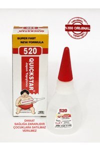 Quickstar 520 Kokusuz 50 gr Tekli Jel Hızlı Yapıştırıcı