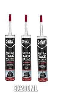 Selsil Ultra Tack No Nail Kokusuz 290 ml Tekli Jel Hızlı Yapıştırıcı